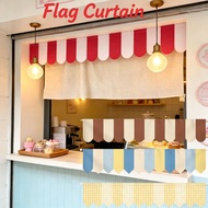 Door Curtain Decoration Flag Curtain Dopamine Color Matching Door Head Decoration Accessories
