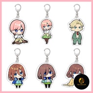 Quintuplets Essence Keychain Nakano Ichika Nino Miku Yotsuba Itsuki Sanjiu Cute Q Version Merchandis