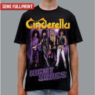 CINDERELLA CLOTHES | UNISEX HARD ROCK BOOTLEG BAND T-SHIRT | NIGHT SONGS