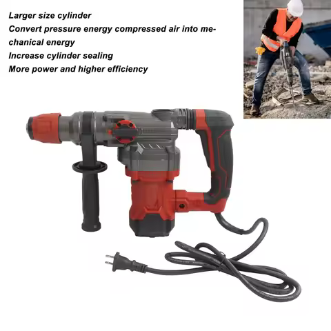 Electric Hammer Drill Rotary Hammer Drill Set Electric Industrial Power Tool Automatic Handle Rotary