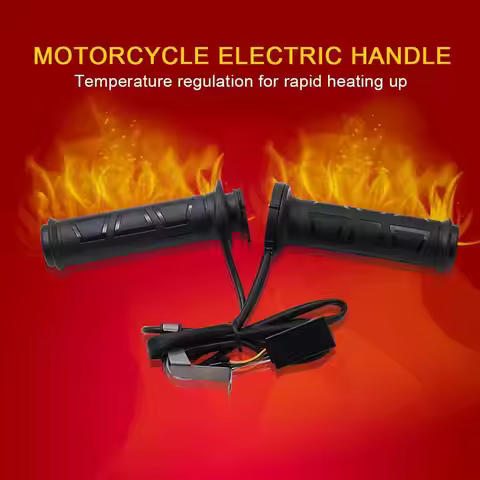 22mm Electric Heated Pad E-bike Handlebar Warmer Winter Grips Heating Cushion E-bike MotorbikeHandle