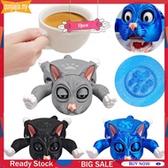 3D Printed Cat Coasters Funny Panicked Cat Cup Pad Tea Mug Coffee Drinks Holder