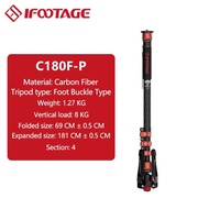 Ifootage Cobra 3 Camera Monopod C180F-P With 71 Inch Pedal Lock Controller Carbon Fiber 8 Kg.