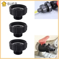 SUER IBC Ton Barrel Connector, IBC S60 IBC Tank Adapter,  Fitting Fine Thread Accessories Hose Connector Water Tank