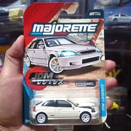 Majorette JDM Legend Honda Civic Type-R EK9 Chase Car Diecast Mini GT