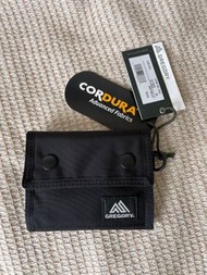 防水防盗RFID 超輕 Gregory Snap Wallet 全黑色銀包 Cordura 跣水物料！正版全新現貨
