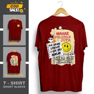 KAOS KATA KATA MAHAR PULUHAN JUTA DEPAN BELAKANG VIRAL TERBARU KEKINIAN cotton Baju t-shirt S-5XL