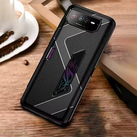 Gaming Case for Asus ROG Phone 8 Pro 7 6 Cover Anti-fingerprint Silicone Soft Anti-knock Shell for R