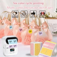 1 roll of Phomemo M220 M110 P50 Detong P1 WP9520 Office Labeling Machine silver holographic labeling