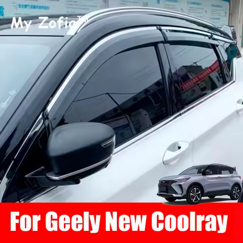For Geely Coolray 2023 2024 2025 Coolray Car Window visor Weather Shield Side Deflector windshield w