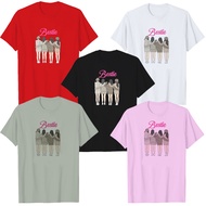 Bestie Best Friend Cute T-shirt for Women Girls Jumbo Oversize Short Sleeve