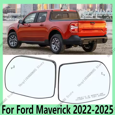 For Ford Maverick 2022-2025 Car Accessories With Blind Spot Rearview Mirror Glass Lens Reverse Mirro