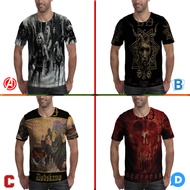 1349 Band T-shirt Fullprint Unisex Casual Polyester Jersey Material [[PO 3 DAYS]]