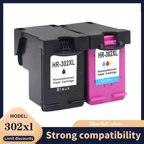 302 302XL 302 XL Premium Color Remanufactured Ink Cartridge for HP302 For HP302XL for HP Deskjet 522