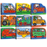 【MaryamBOOKS LIVE 11PM】 ORIGINAL Maisy Trains Plane Fire Engine Digger Shaped Board Books