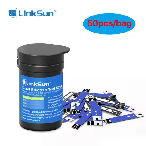 50Pcs Blood Glucose Test Strips/Lancets For G-425-3/G-425-2/G-425-1/G-427B Glucosemeter Blood Sugar 