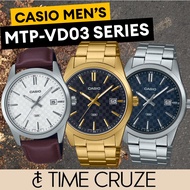 [Time Cruze] Casio MTP-VD03 Analog Quartz Men Watch MTP-VD03D-2A MTP-VD03B-7A MTP-VD03G-1A MTP-VD03L