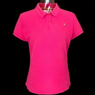 美國Arnold Palmer雨傘牌桃粉色短袖 POLO衫 42號