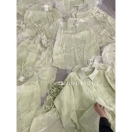 HQ D470 elborn avocado green silk smi shirt