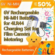 6V Ni-MH Rechargeable Battery Charger Set For 4LR44 Film Camera Battery