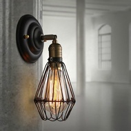 Loft Retro Nostalgic Aisle Lights Stair Creative Wall Lights American Industrial Style Decoration Ba