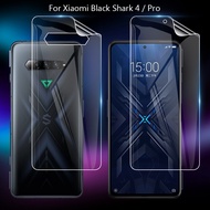 Ultra Thin Hydrogel Film For Xiaomi Black Shark 4 4S / Pro 5G 6.67" Soft TPU Front Back Full Cover Screen Protector Transparent Protective Film ( Not Tempered Glass )