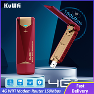 On WFi 4G WiFi Modem Router 150Mbps USB Dongle Unlock Mobile Sim Card Wireless Adapter Hotspot Mini Rou With External Antenna