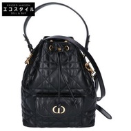 Dior M3372UNOZ_M900 Dior Caro 小號水桶包，Macrocannage 羊皮材質 - 二手