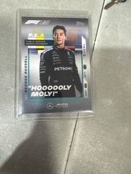 Topps F1 75 George Russell Trading Card