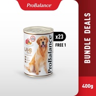 [FOC 400g] ProBalance 9.6kg Veggie Wet Dog Food - 400g x 24 cans (3 Flavours)