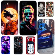 For Huawei P40 Case 6.1inch Soft Silicon Phone Back Cover For Huawei P 40 black tpu case anime cartoon tiger car skull