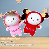 Thú bông búp bê cung hoàng đạo được chọn màu áo miễn phí thêu