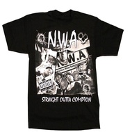 N W A Rap Nwa Dr Dre Eazy E Dj Yella Mc Ren เสื้อยืดลําลองสําหรับผู้ชายแขนสั้นสไตล์ฮิปฮอป เสื้อยืด 2