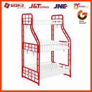 Global eagle 2-tier dish rack, 3 l 4 allseries