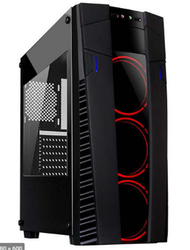 เคส PLENTY CASE รุ่น ECLIPSE (EC09) ATX Mid Tower (Color KRD) ( ไม่มี Power Supply ติดเคส ) • ชนิดขอ