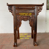 Bàn thờ gia tiên gỗ muồng ngang 88cm