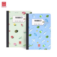 A5 notebook 200 pages with sewn spine hardcover Hong Ha Subject - 4630