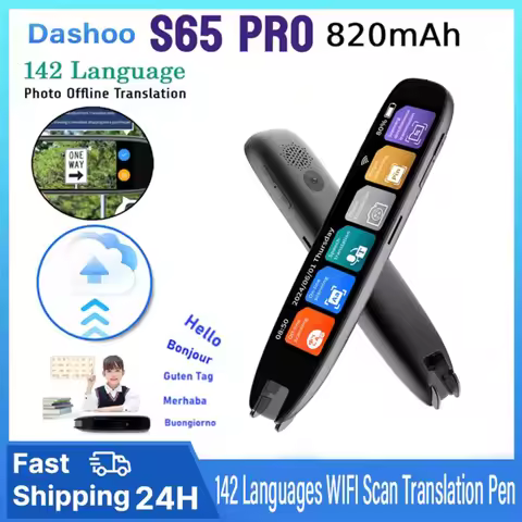 142 Languages Smart Voice Translator WIFI Scan Translation Pen Scanning S65 Pro Translation Pen For 