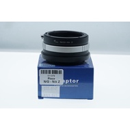 PIXCO Lens Adapter | NIK(G) - NIKZ | G AF-S Lens NIKON G Mount Lens to Body Camera Nikon Z mount z5 