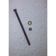 Rough black bolts 3/s 8 x 6 7 8 10 inch in 25 20 17.5 cm