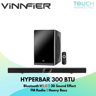 VINNFIER HYPERBAR 300BTU SOUNDBAR WITH SUBWOOFER