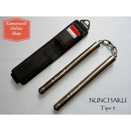 New Arrival Double Stick Besi Sarung, Double Stick Nunchaku Sarung Tongkat Besi Low Price Tmstore