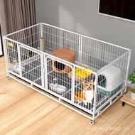 Dog Cage Running Bed Rabbit Cage Partitionable Breeding Cage Breeding Cage Cat Cage Rabbit Nest Pige