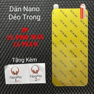 Screen Protector for iPhone 15 Pro Max / 15 Plus Thin and Transparent Nano-Coated Anti-Scratch Scree