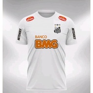 SANTOS HOME OFFICIAL JERSEY 2011-2012 FULL PRINTING FREE NAME AND BACK NO