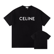 Celine T-shirts 塞琳經典字母短袖T恤衫男女同款情侶裝