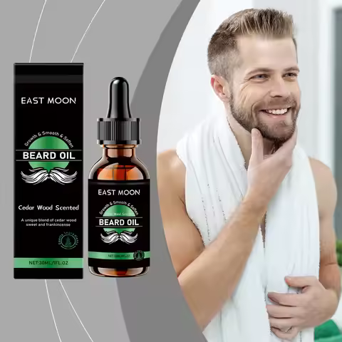 Cedar Beard Care Essential Oil with Fresh and Gentle Fragrance, Cleansing and Moisturizing, Refreshi