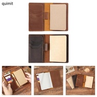 QUIM Meeting Notebook Travel Notebook Notebook Leather Cover Notebook for Office