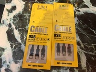 3-IN-1 1米 USB Cable