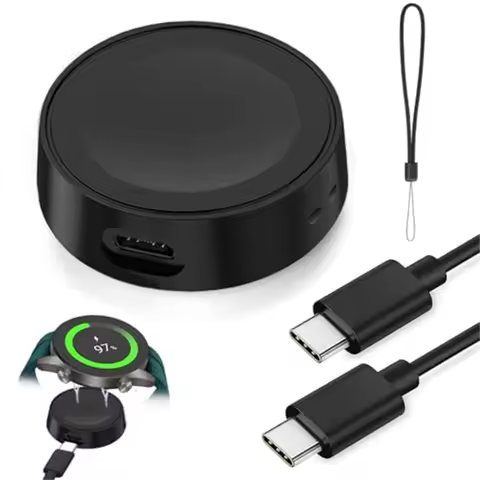 Travel Cordless Wireless Charger Keychain for Samsung Galaxy Watch 7 Ultra 6 5 Pro Watch 4 Classic W